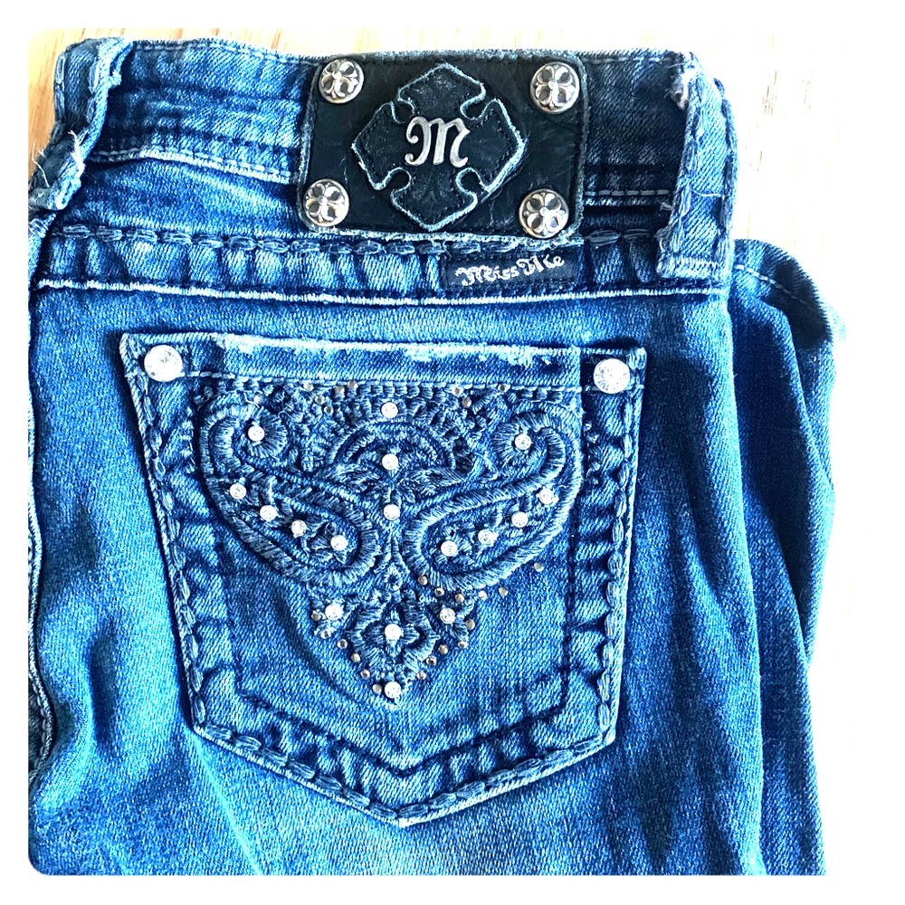 Miss Me bootcut bedazzled jeans